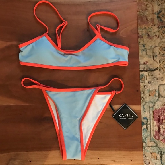zaful forever young bikini